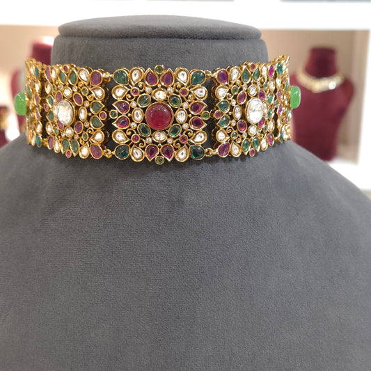 Alia designer choker set