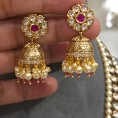 Mitali antique kundan polki set