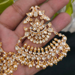 Manjula moissanite polki chaandbali