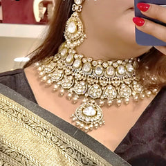 Meenakshi bridal polki set