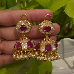Mariana polki earrings