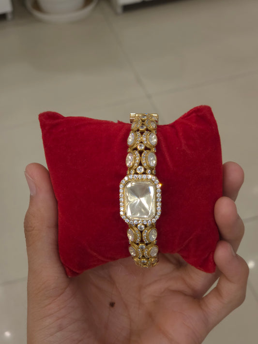 Palavi Moissanite polki bracelet