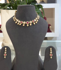 Isha kundan polki set