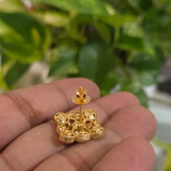 Mona screwback polki studs