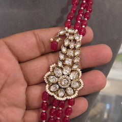 Kanwal polki sherwani mala