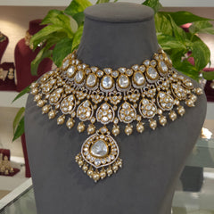 Meenakshi bridal polki set