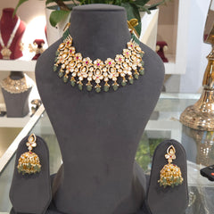 Zaira moissanite polki set