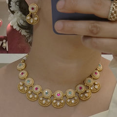Alokik Antique necklace set