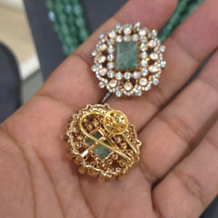 Manushri moissanite polki set