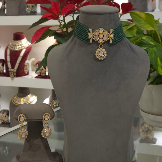 Yashmita Polki choker set