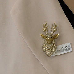 Royal Stag cz brooch