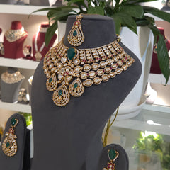 Nusrat bridal polki set