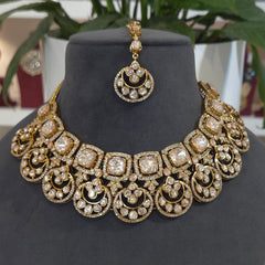 Mirana moissanite polki set