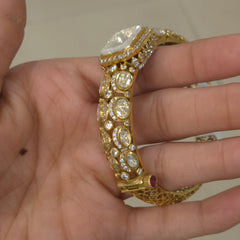 Palavi Moissanite polki bracelet