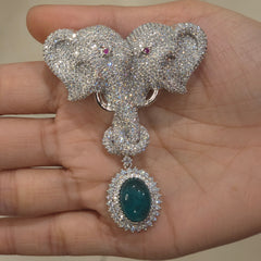 Rama ad brooch