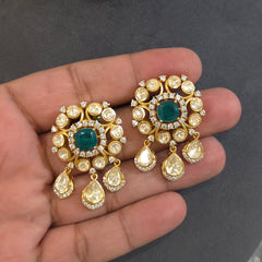 Sherya moissanite polki set