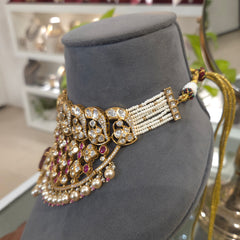 Amaanat polki choker set