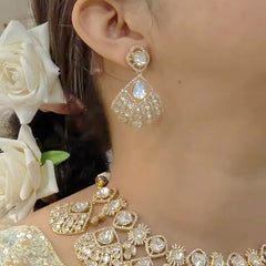 Noori moissanite polki set