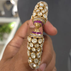 Misha moissanite polki bracelet