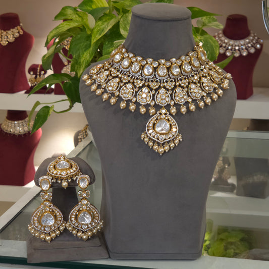 Meenakshi bridal polki set