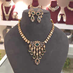 Mohini polki neckline set