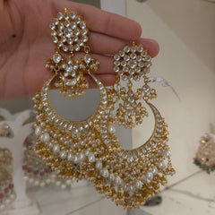 Cinderella polki earrings