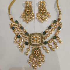 Nargis moissanite polki set