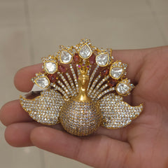 Peacock Ad brooch