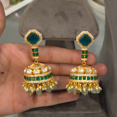 Heena moissanite polki choker set