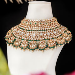 Anjana Bottle Green Set