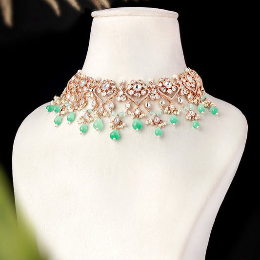 Sharmila Mint green set