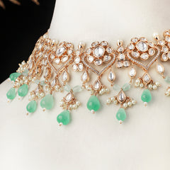 Sharmila Mint green set