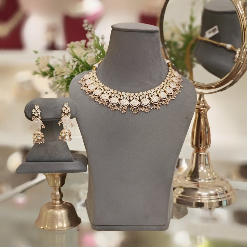 Amisha Pink Polki Set