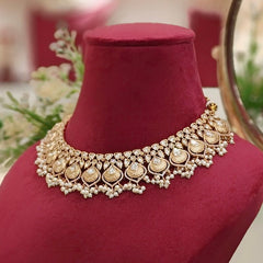 Amisha Pearl Polki Set