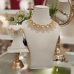 Amrita Grey Polki Set