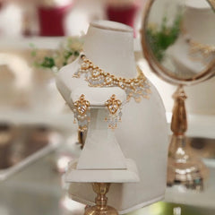 Amrita Grey Polki Set