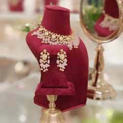 Amrita Pink Polki Set