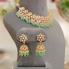 Vinita Polki Neckline set