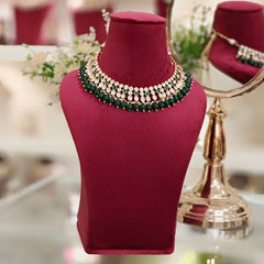 Gauhar Green Neckline Set