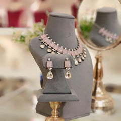 Mahiraa Polki Necklace Set