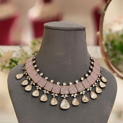 Mahiraa Polki Necklace Set