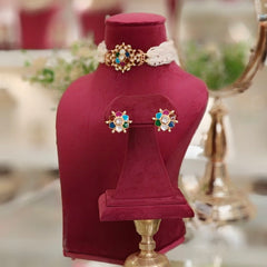 Adweta Navrattan Choker Set