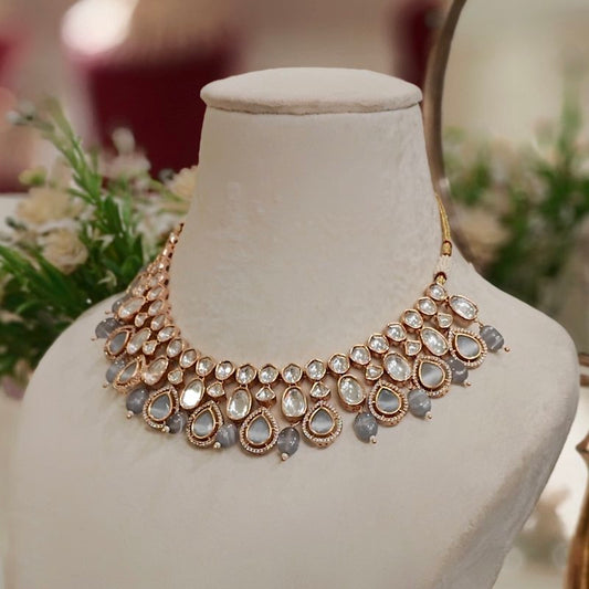 Jeevika Polki Neckine Set