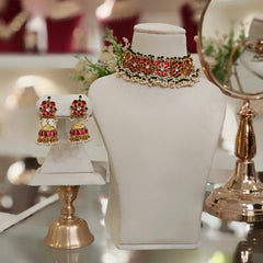 Methali Paachi Kundan Set