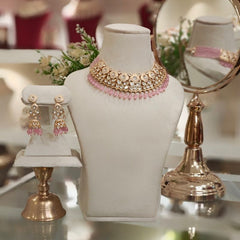 Indali Polki Neckline Set