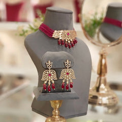Ekarishi Ruby Choker Set