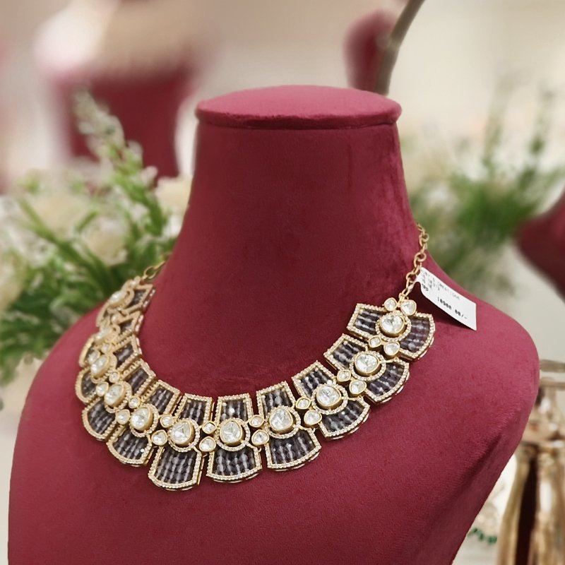 Devika Purple Polki Set