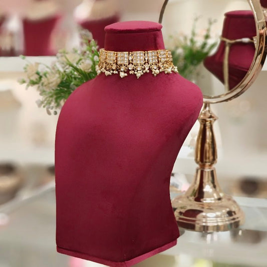 Veena Polki Choker Set