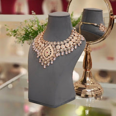 Ameena Polki Neckline Set