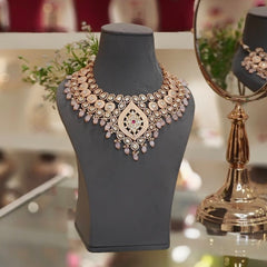 Ameena Polki Neckline Set